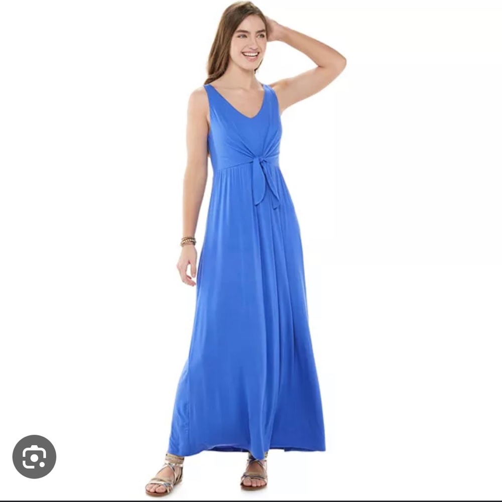NEW blue maxi dress by SO, size medium